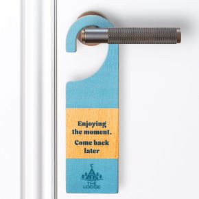 Wooden Door Handle Signs